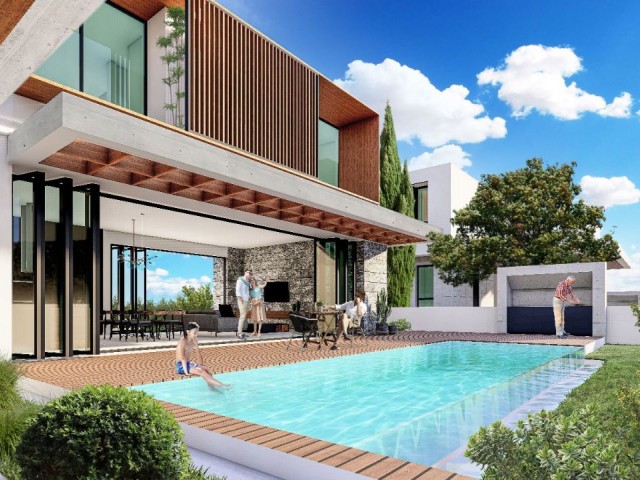 ULTRA LUXURIOUS 4+1 VILLAS WITH PRIVATE POOL FOR SALE IN OZANKOY, KYRENIA!!