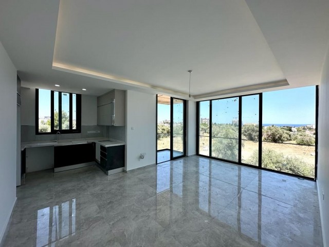 3+1 FLAT FOR SALE IN BELLAPAIS, KYRENIA WITH SEA VIEW !!