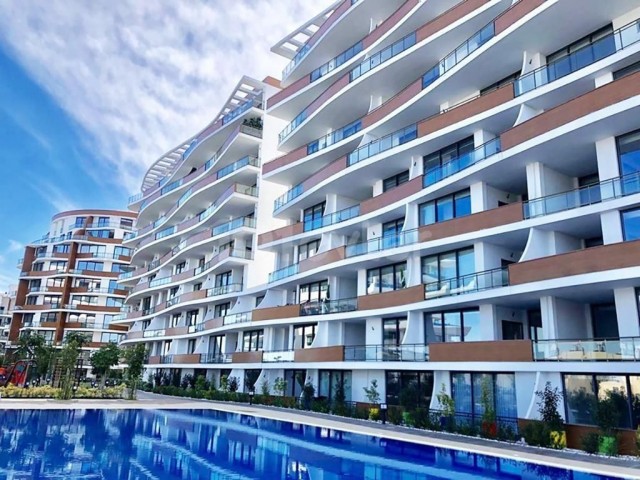 GİRNE MERKEZ FEO ELEGANCE'DE DENİZ MANZARALI, LÜKS DİZAYNLI SATILIK  3+1 DAİRE !!