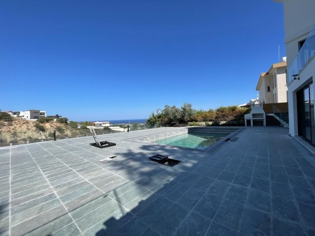 ULTRA LUXURY DESIGNED 5+3 VILLA WITH AMAZING SEA VIEW IN GIRNE ZEYTİNLİK!!