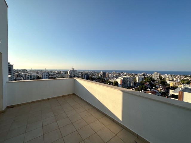 2+1 DUPLEX PENTHOUSE FLAT WITH UNIQUE MOUNTAIN AND SEA VIEW IN KYRENIA CENTER!!