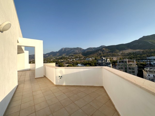 2+1 DUPLEX PENTHOUSE FLAT WITH UNIQUE MOUNTAIN AND SEA VIEW IN KYRENIA CENTER!!