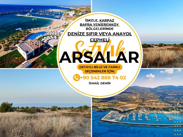 LAND FOR SALE IN İSKELE YENİ ERENKÖY ACROSS THE GATE MARINA WITH SEA VIEW!!