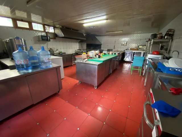 RESTAURANT WITH MOUNTAIN AND SEA VIEWS FOR SALE IN GIRNE ARAPKÖY!!