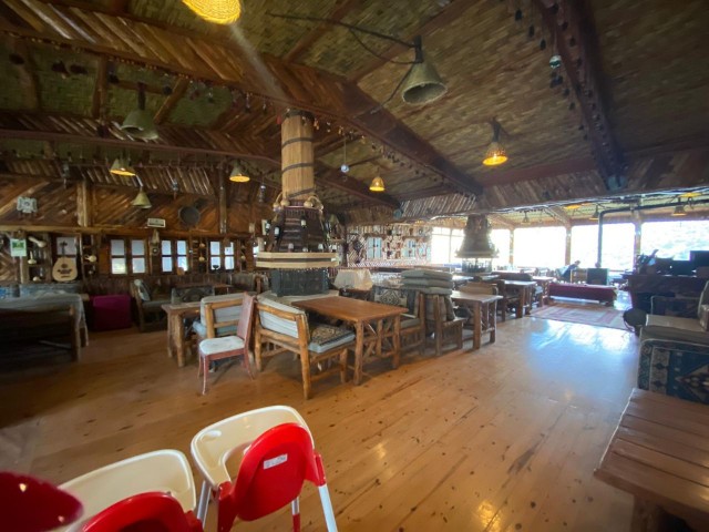 RESTAURANT WITH MOUNTAIN AND SEA VIEWS FOR SALE IN GIRNE ARAPKÖY!!