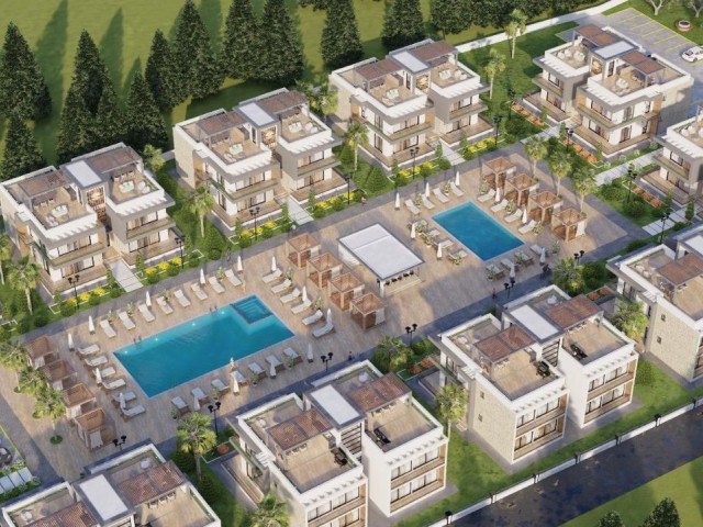 LUXURY AND MODERN SITE FLATS CLOSE TO THE MARINA IN YENİERENKÖY!!