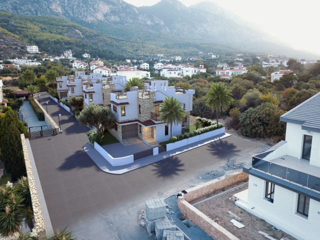 3+1 VILLAS FOR SALE IN KYRENIA LAPTA WITH 25% DOWN PAYMENT!!