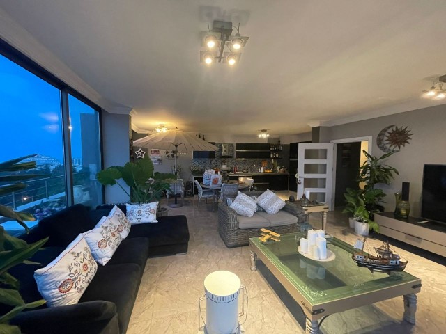 FULLY FURNISHED 3+1 PENTHOUSE WITH PERFECT VIEWS IN GIRNE TURKISH NEIGHBORHOOD!!