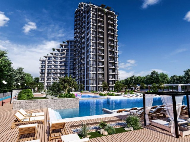 FLATS FOR SALE FROM A SEAFRONT PROJECT IN LEFKE GAZİVEREN!!