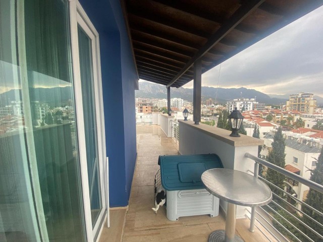 2+1 PENTHOUSE FLAT FOR SALE IN KYRENIA CENTER WITH MOUNTAIN AND SEA VIEW!!