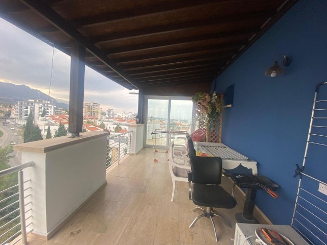 2+1 PENTHOUSE FLAT FOR SALE IN KYRENIA CENTER WITH MOUNTAIN AND SEA VIEW!!