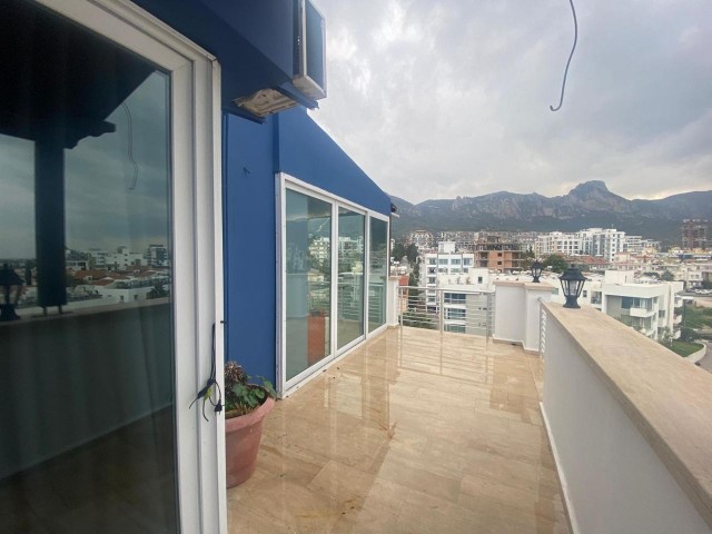 2+1 PENTHOUSE FLAT FOR SALE IN KYRENIA CENTER WITH MOUNTAIN AND SEA VIEW!!