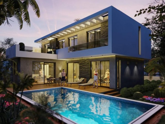 ULTRA-LUXUS-4+1-VILLA MIT POOL IN MAGUSA YENİBOĞAZİÇİ!!