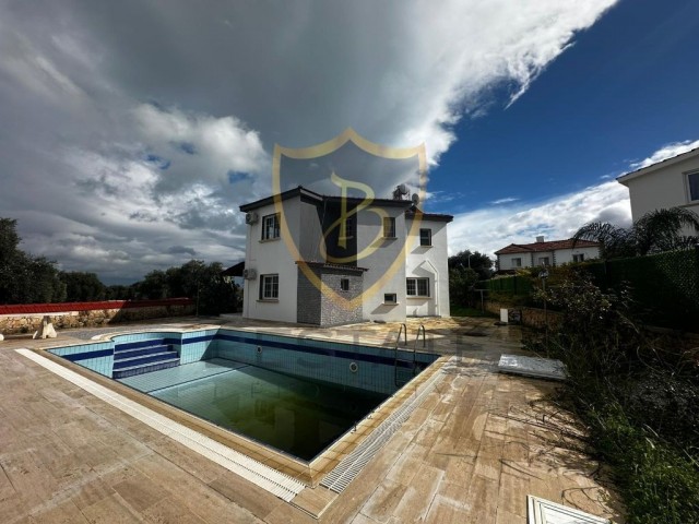 4+1 VILLA WITH POOL FOR SALE IN GIRNE OZANKÖY!!