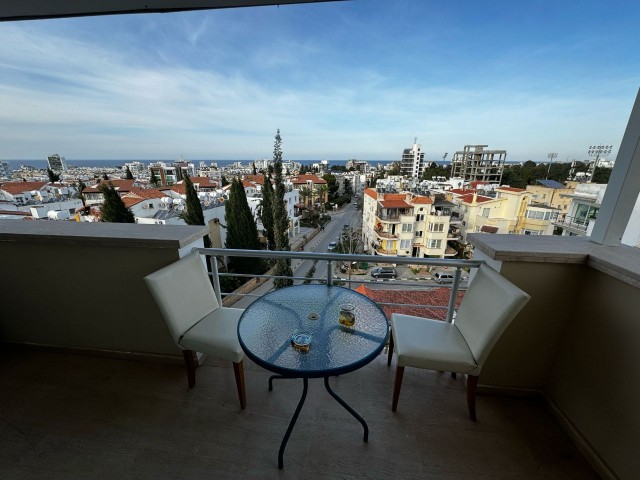 3+1 FLAT FOR SALE WITH SEA VIEW IN KYRENIA CENTER!!