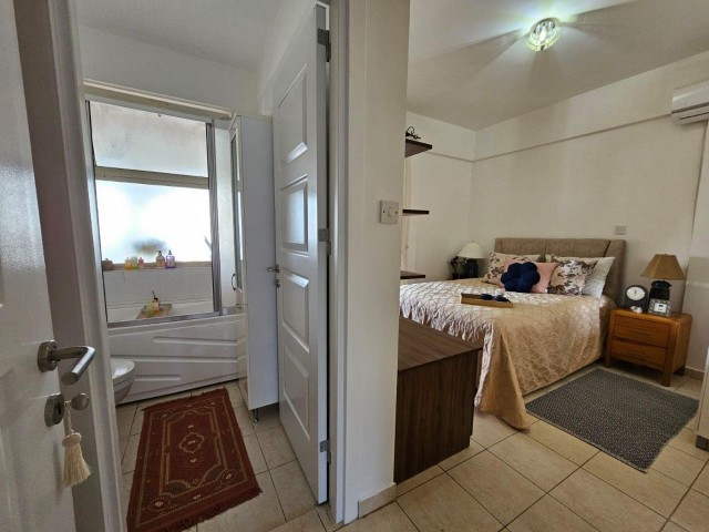3+2 FLAT FOR SALE IN ESENTEPE, GIRNE, BEACH-FRONT, WITHIN A SITE WITH POOL!!
