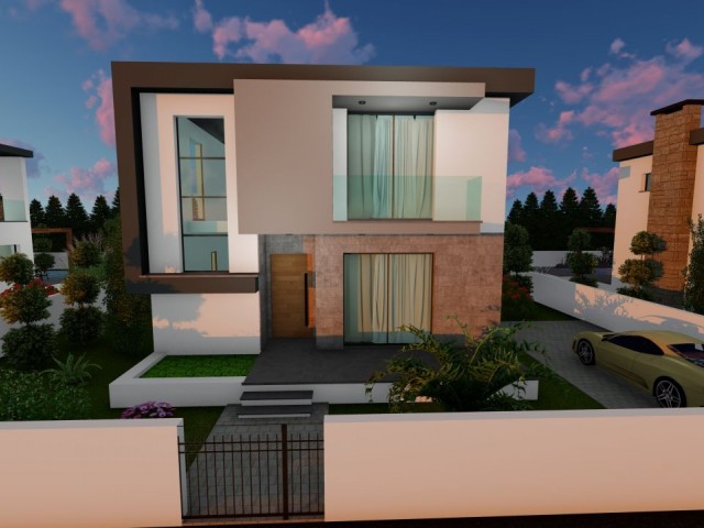 LUXUSGESTALTETE 3+1-VILLA ZUM VERKAUF IN ÇATALKÖY, GIRNE!!