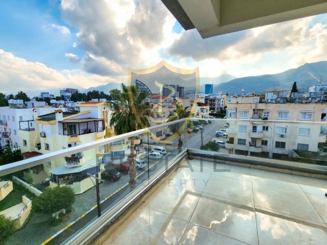 2+1 FLAT FOR RENT WITH PANORAMIC VIEW IN KYRENIA CENTER!!