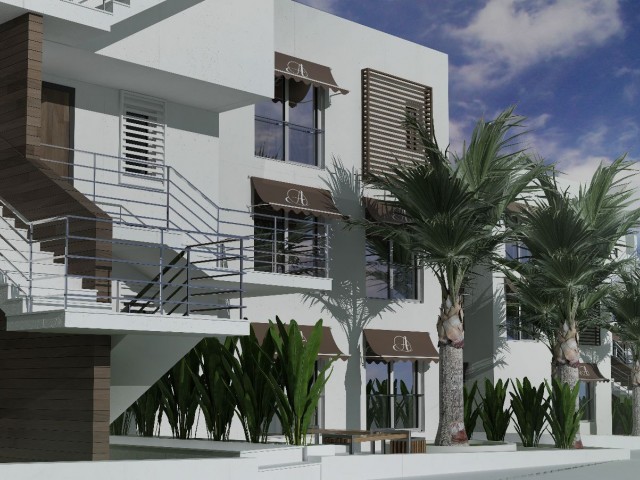 STUDIO, 1+1,2+1 AND 3+1 FLATS FOR SALE IN ESENTEPE, THE PEARL OF CYPRUS, WALKING DISTANCE TO THE SEA!!