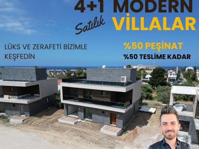  GİRNE EDREMİT'TE ÖZEL HAVUZLU 4+1 SATILIK VİLLALAR !!