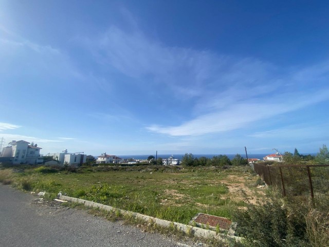 612 M2 LAND FOR SALE IN GIRNE ÇATALKÖY WITH MOUNTAIN AND SEA VIEW!!