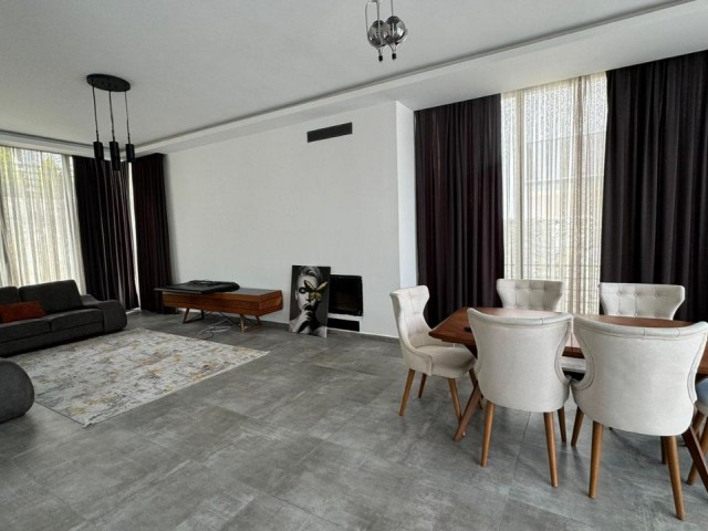 FURNISHED 3+1 VILLA WITH SEA VIEW AND POOL FOR RENT IN KIRNE KARMİ