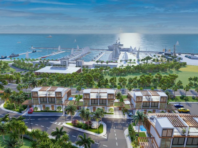 A project with its own marina and beach for a luxurious and peaceful life on the pier