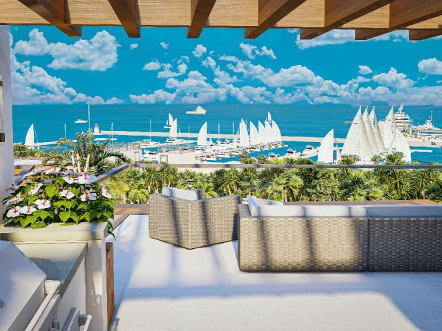 A project with its own marina and beach for a luxurious and peaceful life on the pier