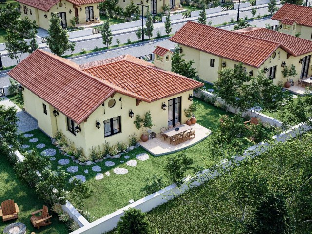 2+1 Detached houses for sale in Iskele Karpaz, 5 minutes from the sea