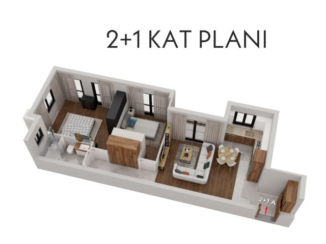 FLATS IN KYRENIA YOU CAN HAVE WITH 50% DOWNLOAD (6 MONTHS AFTER DELIVERY)