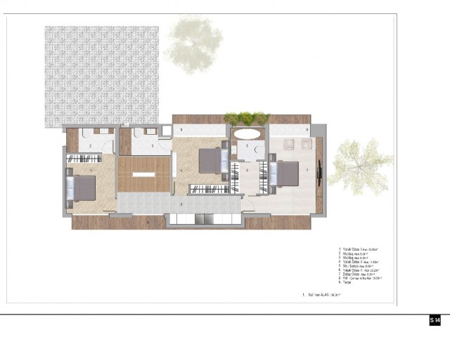 DIE GELEGENHEIT, EINE 4+1 MODERNE UND SIGNIERTE VILLA AUS EINEM PROJEKT MIT 35% ANZAHLUNG IN GİRNE OZANKÖY ZU BESITZEN