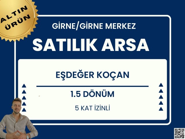 GİRNE MERKEZDE 32 ADET 2+1 DAİRELİK EŞDEĞER KOÇAN  MÜKEMMEL BİR ARSA İLE SİZLERİ BULUŞTURUYORUZ