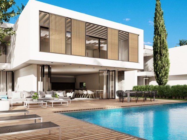 TURKISH KOÇANLI VILLAS FOR SALE 300 METERS FROM THE SEA AND BEACH WITH 30% DOWNLOAD IN KYRENIA, ÇATALKÖY
