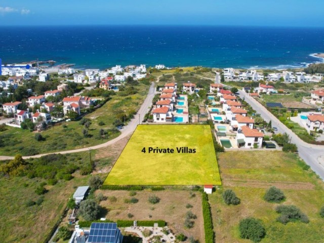 TÜRKISCHE KOÇANLI-VILLEN ZU VERKAUFEN, 300 METER VOM MEER UND STRAND ENTFERNT, MIT 30 % DOWNLOAD IN KYRENIA, ÇATALKÖY