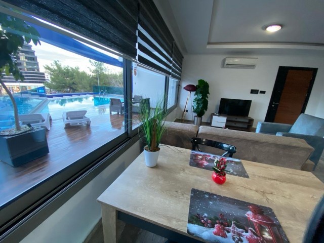 2+1 Flat for Rent with Shared Pool in Kyrenia Center