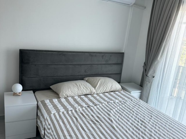 Fully furnished 1+1 flat for sale in Alsancak, all taxes paid