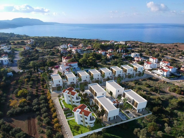 LUXURY VILLAS WITH PRIVATE POOLS, 400 METERS FROM THE SEA IN KYRENIA KARŞIYAK