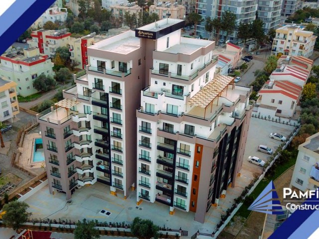 GİRNE, YUKARI GİRNE  TWİN TOWERS 'DA   2+1  EŞYALI KİRALIK  DAİRE 