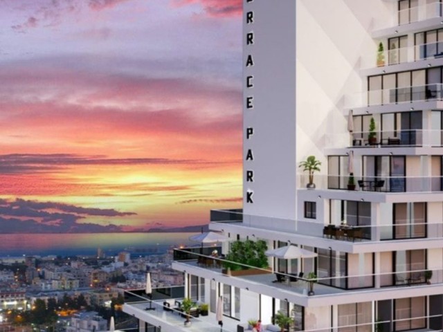 MAĞUSA TERRACE PARKTA 2+1 DENİZ MANZARALI DAİRE