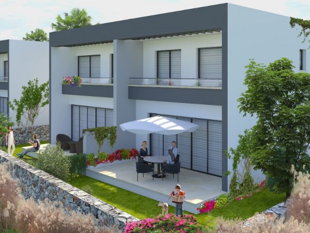 VILLAS VERY CLOSE TO THE SEA, DELIVERED IN January AT PRICES STARTING FROM £ 135,000 IN ALSANCAKTA, KYRENIA ** 