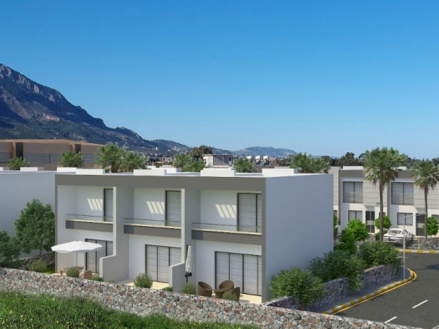 VILLAS VERY CLOSE TO THE SEA, DELIVERED IN January AT PRICES STARTING FROM £ 135,000 IN ALSANCAKTA, KYRENIA ** 