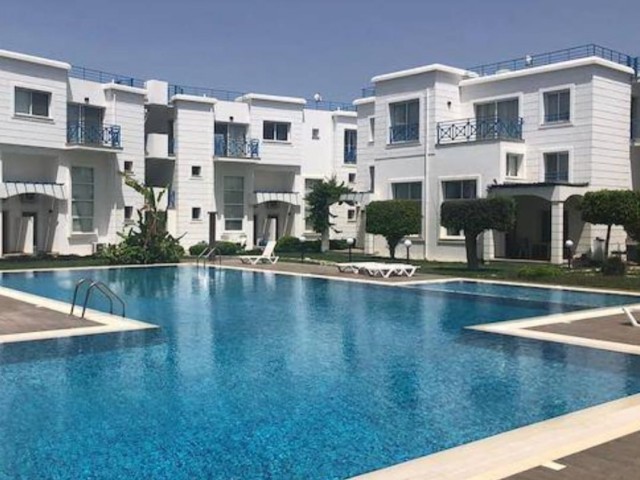 1+1 FULLY FURNISHED FLAT IN A SITE WITH POOL IN GIRNE ALSANCAK