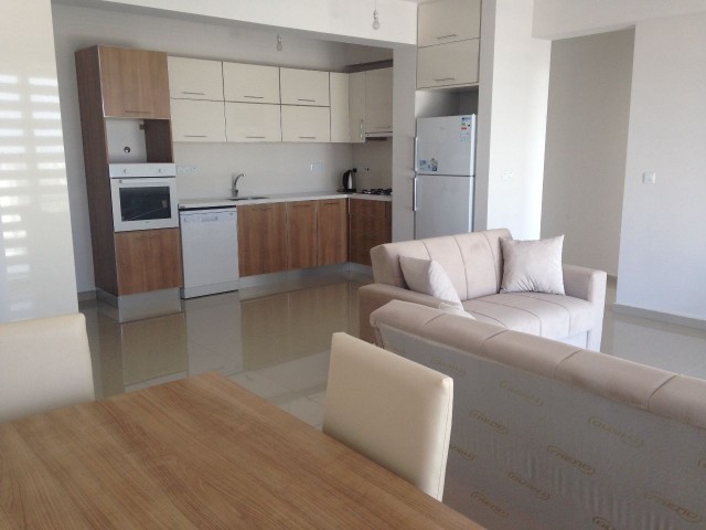 3+1 apartment with full furniture in the center of Kyrenia, offering a spacious living area, with a super kitchen and an en suite bathroom ** 