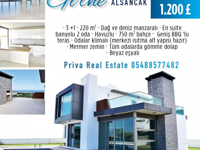 3 BEDROOM VİLLA FOR RENT İN ALSANCAK, KYRENİA