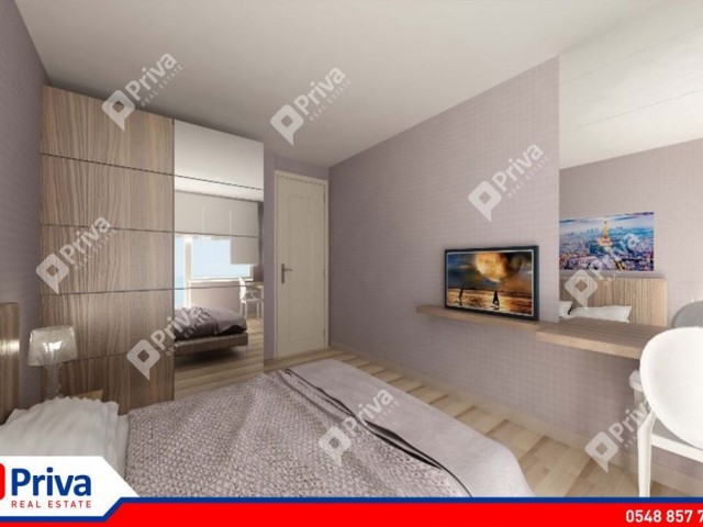 GİRNE MERKEZ'DE 3+1 SATILIK DAİRE