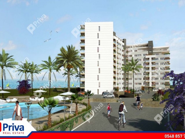 GİRNE MERKEZ'DE 3+1 SATILIK DAİRE