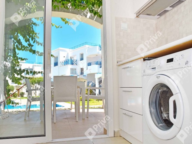 Kyrenia,Alsancak Flat For Rent 1+1 Dupleks, Common Pool, Close To Beaches