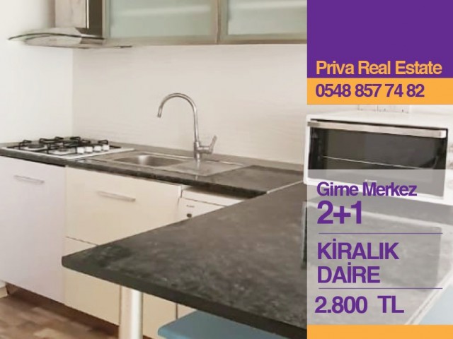 GİRNE MERKEZ ASTRA RESİDENCE'TA KİRALIK DAİRE