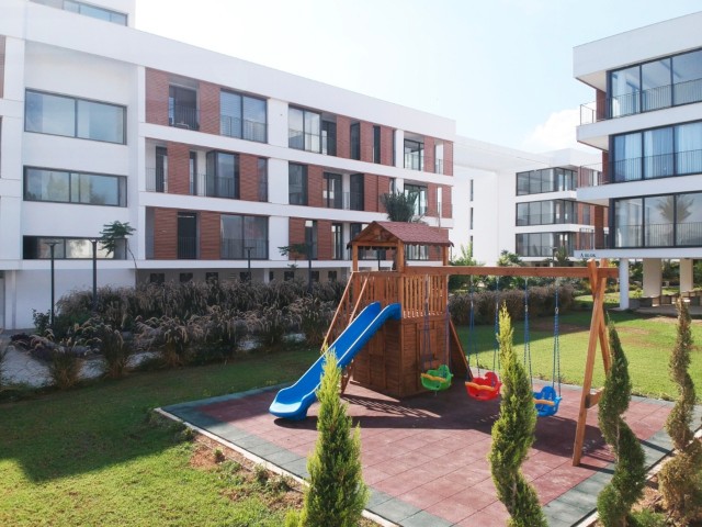 1+1 Wohnung zum Verkauf in Nikosia Hamitköy, Zypern 63 m2, Garten und 7/24 gesichertes Grundstück 47.000 Llogara ** 