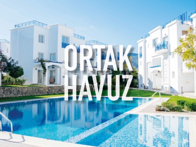 KIBRIS GİRNE ALSANCAK  KİRALIK 1+1 DUBLEKS  DAİRE, HAVUZLU SİTEDE